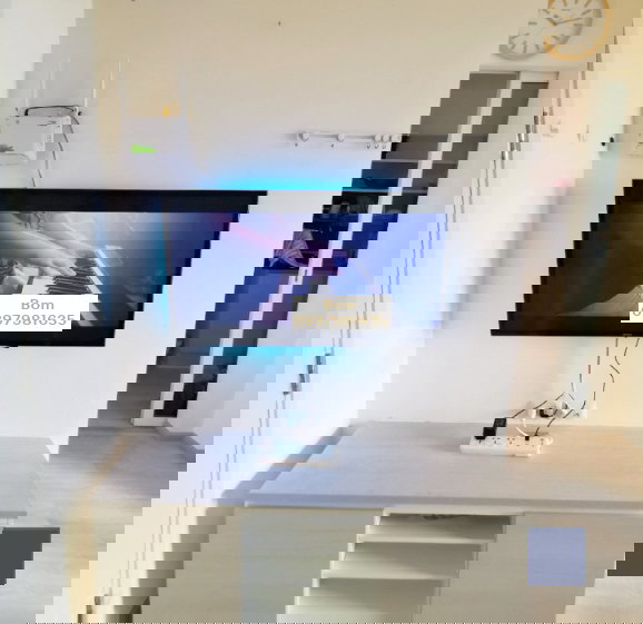 รูป ห้องสวย ชั้นสูง เฟอร์ฯ+เครื่องใช้ไฟฟ้าครบๆ (ชั้น23) เพียง 8,000 บาท ทิศตะวันออก-เหนือ ร่มตลอดวัน(ไม่ร้อน) - รูปที่ 2/6