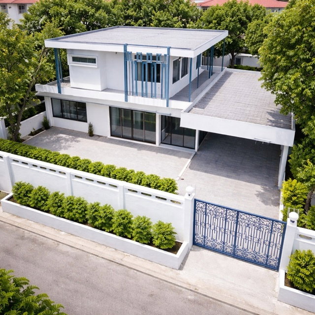 รูป เซ็นทรัลพระราม9 บ้านเดี่ยว 2 ชั้น ถนนรัชดาภิเษก17-21 MRT สุทธิสาร 900 ม.5นอน 5คัน 4น้ำ ใกล้ MRTรัชดาภิเษก 400 ม. คฤหาสน์ 200 ตร.ว. - รูปที่ 1/8