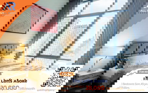 Luxury loft in the heart of Asoke âĻ The Lofts Asoke | 1 Bedroom | 49 sq.m. | 28th Floor | Beautiful city view