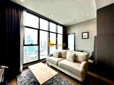 คอนโดให้เช่า : The Diplomat Sathorn | Luxurious 1 Bedroom Condo Near BTS - BR9562CD