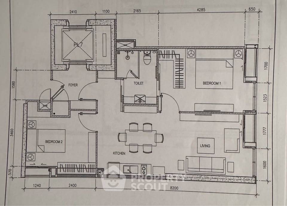 รูป คอนโด 2-ห้องนอน ที่ โนเบิล เพลินจิต ใกล้ BTS เพลินจิต (ID 2791751) - รูปที่ 10/11