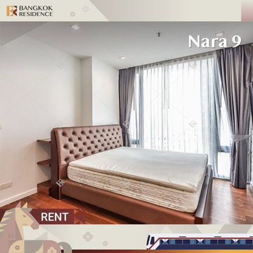  Condo for rent Sathorn 🌃 Nara 9, near BRT Akhan Songkhro, 49K 2BR 78 sqm💎Rare Unit, Spacious Layout, High Floor 