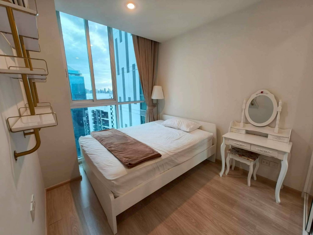รูป ห้องสวย ให้เช่าคอนโด โนเบิล รีวอลฟ์ รัชดา อาคาร 1 ชั้น 35 1 ห้องนอน ขนาด 27.00 ตรม ใกล้ MRT ศูนย์วัฒนธรรม - รูปที่ 5/7
