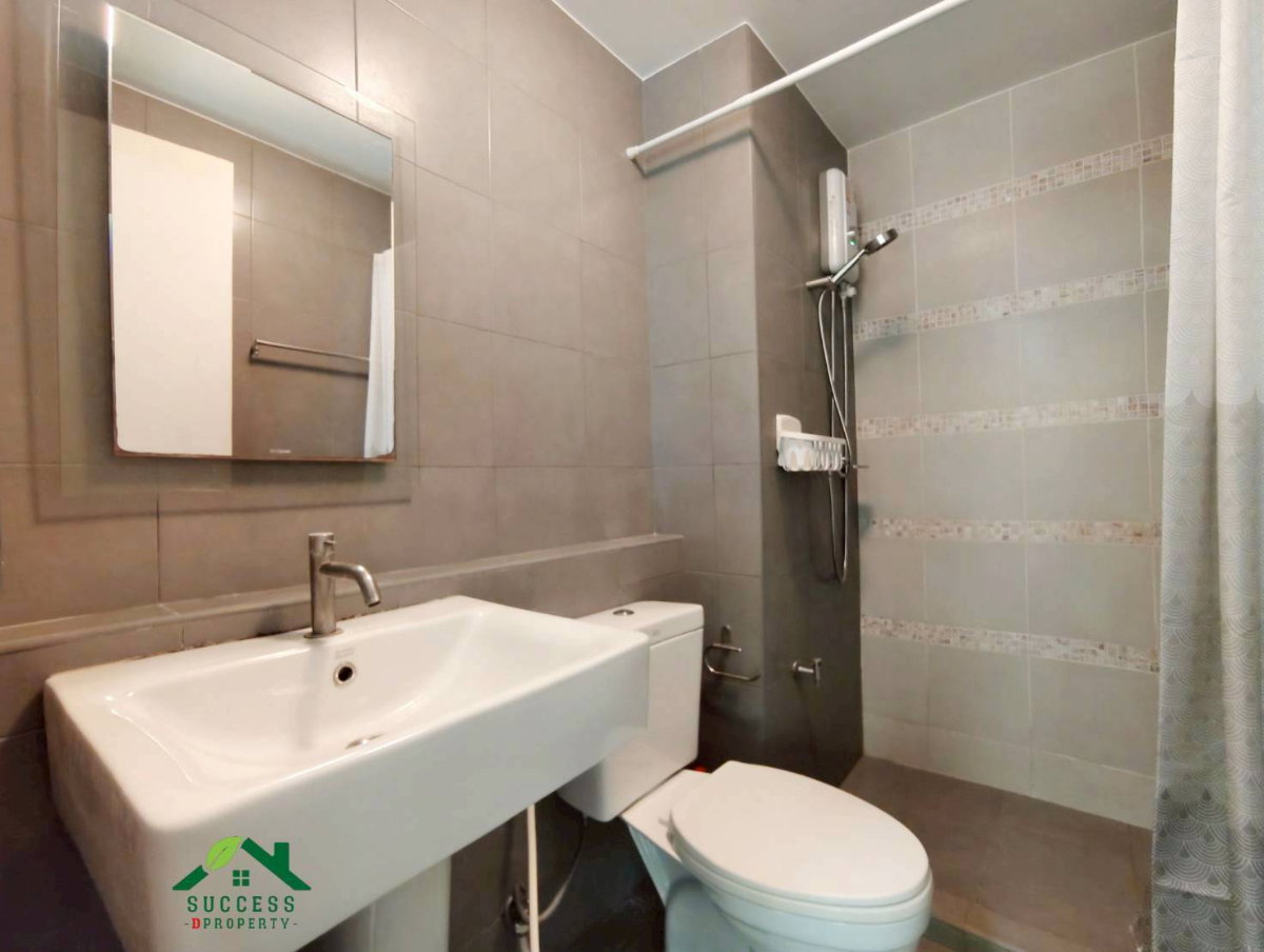 รูป ให้เช่าคอนโด D Condo Campus Resort Bangna เฟอร์ฯครบพร้อมอยู่ (มีเครื่องซักผ้า) ใกล้ ม.ABAC บางนา ทำเลดีเดินทางสะดวก - รูปที่ 7/8