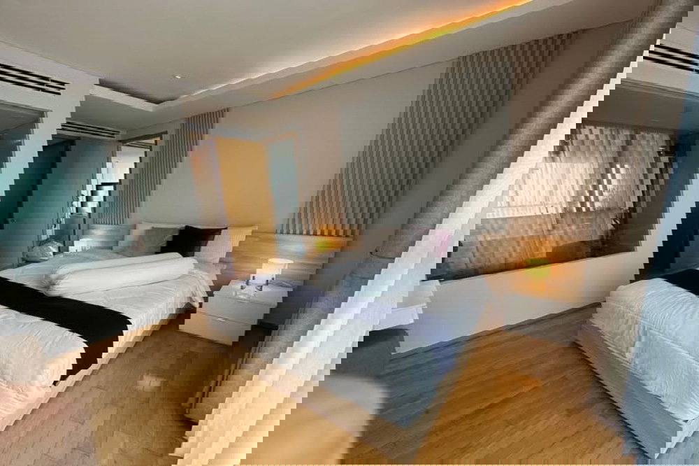 รูป เช่าด่วน ! เลี้ยงสัตว์ได้ ! Aequa Sukhumvit 49, 1 นอน, 1 น้ำ, วิวเมือง, ชั้นสูง 17+, ตกแต่งสไตล์โมเดิร์น ! Code C20230500178 แต่งครบ, พร้อมเข้าอยู่📣 - รูปที่ 5/7