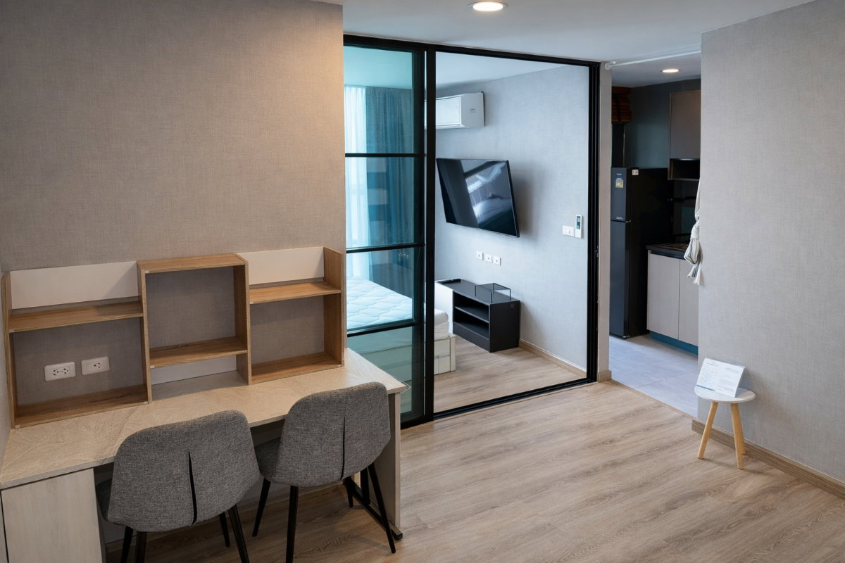 รูป 🔥ให้เช่าด่วน 🔥 THE CUBE LOFT Ladprao 107 | ห้องสวย พร้อมเฟอร์ | บรรยากาศดี น่าอยู่ | ลาดพร้าว 107 | - รูปที่ 10/10