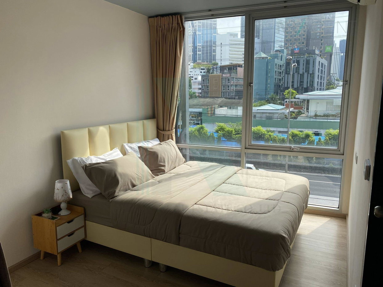 รูป ให้เช่าคอนโด เดอะ เทมโป ร่วมฤดี อาคาร 1 ชั้น 4 2 ห้องนอน ขนาด 58 ตรม ใกล้ โรงแรม คอนราด - รูปที่ 3/8