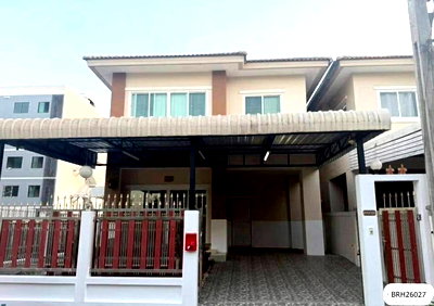 บ้านเดี่ยวให้เช่า : BRH26027 ✅ ให้เช่าบ้านเดี่ยว ปัญฐิญา แพรกษา (Pantiya Phraeksa) ✅