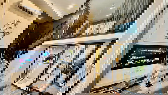 รูปภาพ ST501/for rent KnightsBridge Space Ratchayothin, 4.2 meter high ceiling room, SCB Park view at the best price in the project.