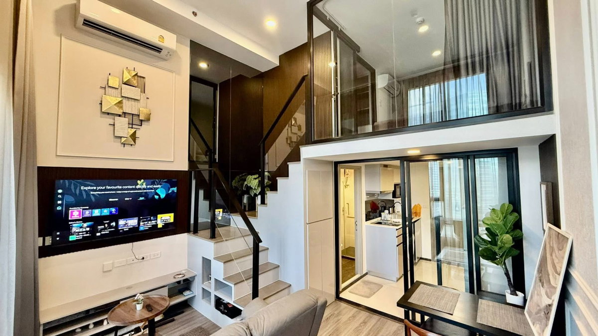 รูป ST501/ให้เช่า KnightsBridge Space Ratchayothin ห้องเพดานสูง 4.2 เมตร วิว SCB Park ในราคาที่ดีที่สุดในโครงการ - รูปที่ 1/11