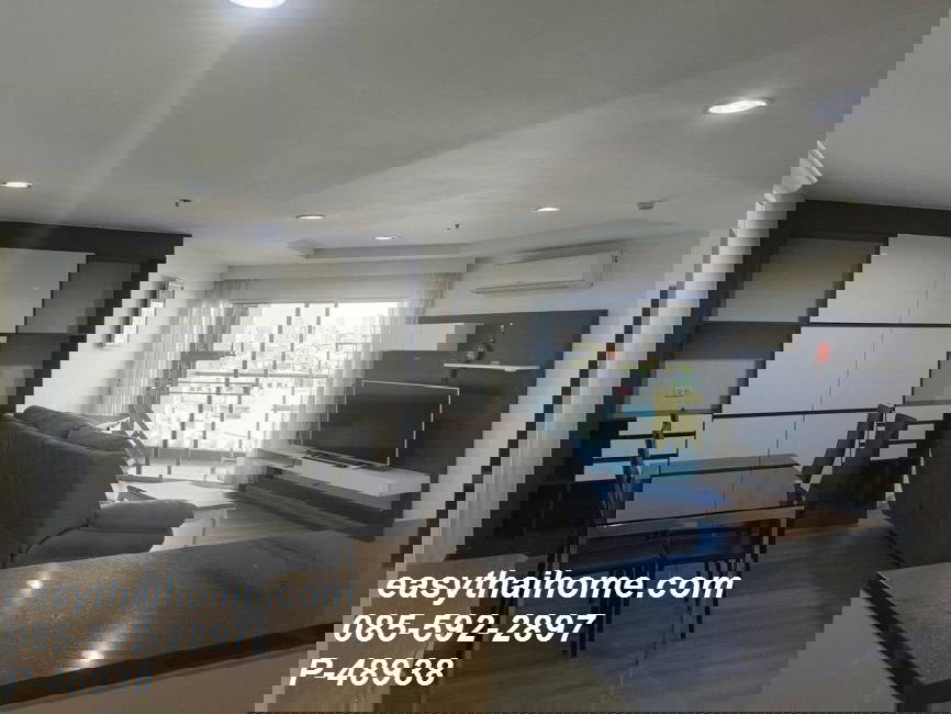 รูป [ห้องใหญ่จุใจ 101 ตร.ม.! เบลล์ แกรนด์ พระราม 9 2 ห้องนอน P-48938] ใกล้ MRT พระราม 9 | 40,000 | line @easythaihome 085-592-2897 - รูปที่ 7/10