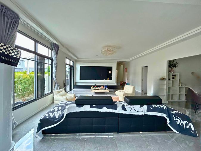 [For Rent] Single House  Project: Grand Britania Rama 9 - Krungthepkreetha