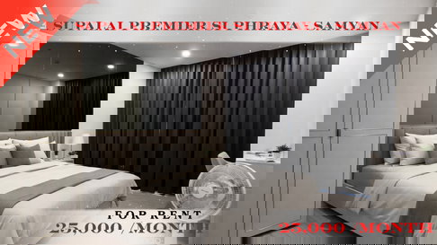 🍀🍀 Prime condo location 🚆ให้เช่า📌 ศุภาลัย พรีเมียร์ สี่พระยา - สามย่าน (Line:@rent2022)MRT สามย่าน✨พร้อมเข้าอยู่🔖A11116