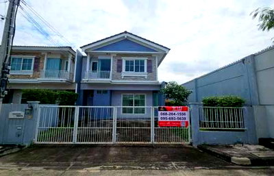 บ้านแฝด ศาลายา : ขาย บ้านแฝด หลังมุม วิลลาจจิโอ ปิ่นเกล้า - ศาลายา 132 ตรม 35.3 ตรว .