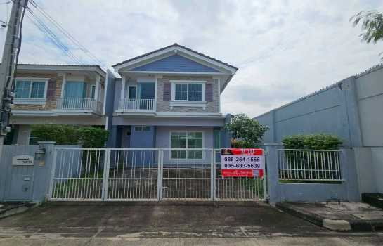 รูป ขาย บ้านแฝด หลังมุม วิลลาจจิโอ ปิ่นเกล้า - ศาลายา 132 ตรม 35.3 ตรว . - รูปที่ 1/12