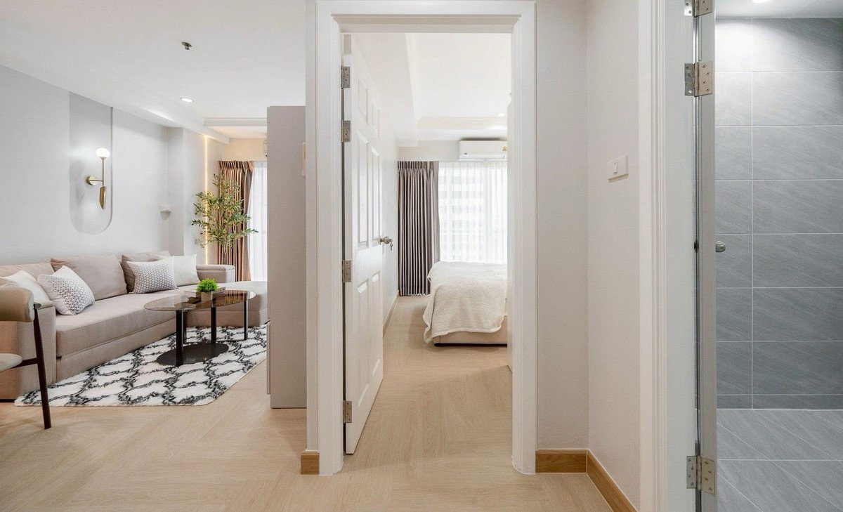 รูป 🔥 2 ห้องนอนกลางอโศก! Grand Park View | 54.5 ตร.ม. | ชั้น 10 | ทำเลฮิตสุด - รูปที่ 3/18