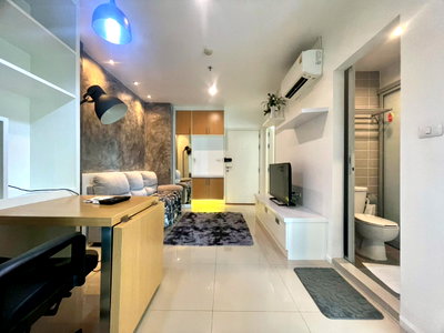 คอนโดให้เช่า : 🌆 ให้เช่า: Aspire Rama 9 | ใกล้ MRT พระราม 9 | ห้องสวย เฟอร์ครบ พร้อมอยู่ @90condo 🌃