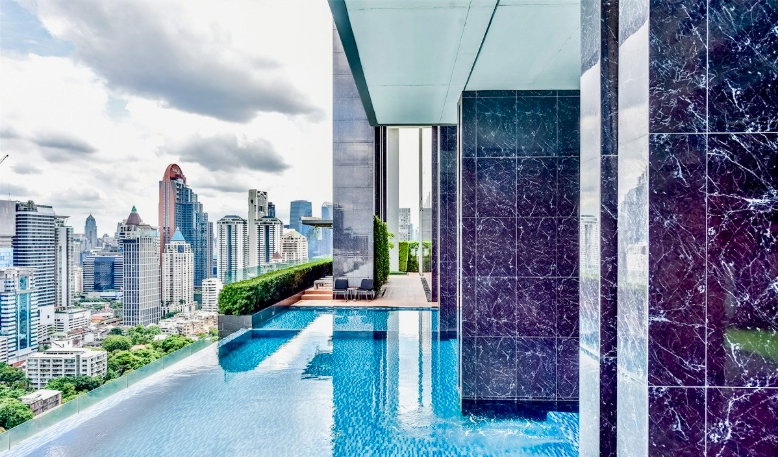 รูป ✨ ใช้ชีวิตเหนือระดับใจกลางสาทร ในห้องพักหรูวิวเมืองพาโนรามา Nara 9 สาทร-นราธิวาส ห้องสวย สภาพใหม่ แต่งครบสไตล์ Modern 💕 - รูปที่ 8/13