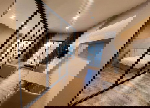 code : H134 ว่างแล้ว!! คอนโดให้เช่า นิช โมโน เจริญนคร (Niche Mono Charoennakhon) | ชั้น 16 ห้องใหญ่ 40 ตร.ม. เฟอร์ครบ ใกล้โซน CBD ธนบุรี