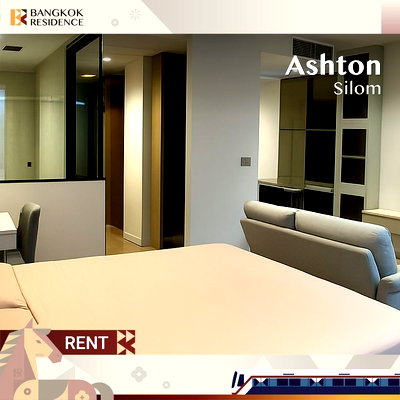 Condos for rent Robinson Bang Rak :  Condo For Rent 🌃 Ashton Silom, near BTS Chong Nonsi, 32K 1BR 36 sqm💎 Beautiful Room, Fully Furnished 