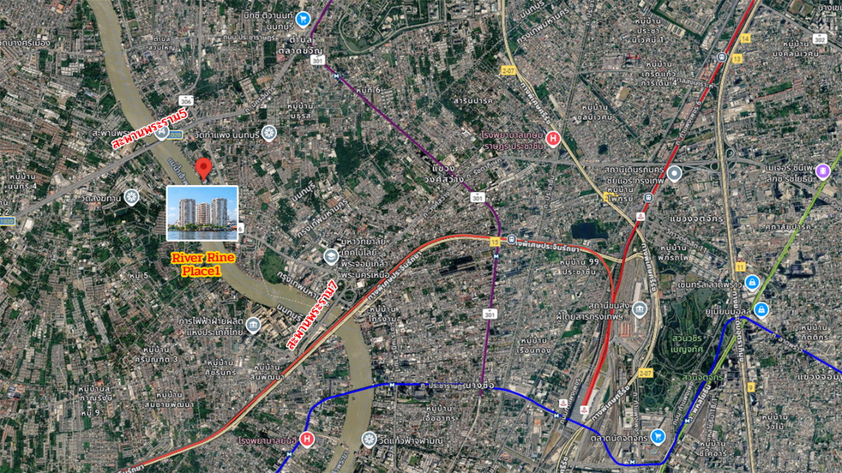 รูป ขายคอนโดLuxury&Wellnessริมแม่น้ำ riverine Place1 ห้องใหญ่ 102.77 ตร.ม.ที่จอดรถส่วนตัว 2 คัน สังคมคุณภาพ - รูปที่ 12/12