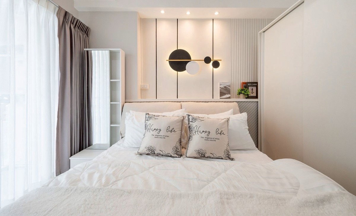 รูป 🔥 2 ห้องนอนกลางอโศก! Grand Park View | 54.5 ตร.ม. | ชั้น 10 | ทำเลฮิตสุด - รูปที่ 10/18