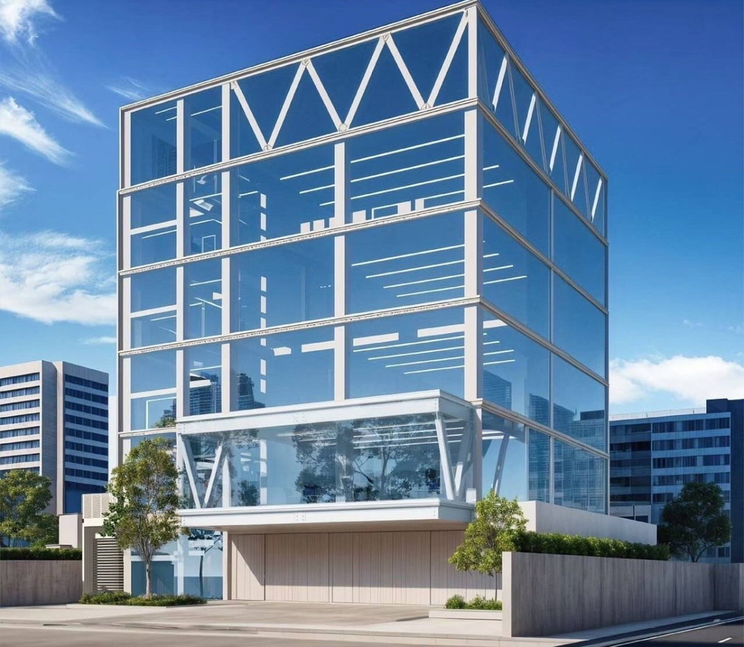 รูป อาคารสร้างใหม่ 6 ชั้น พร้อมที่จอดรถ พระราม 9 ** NO CO-AGENT ** - รูปที่ 2/9