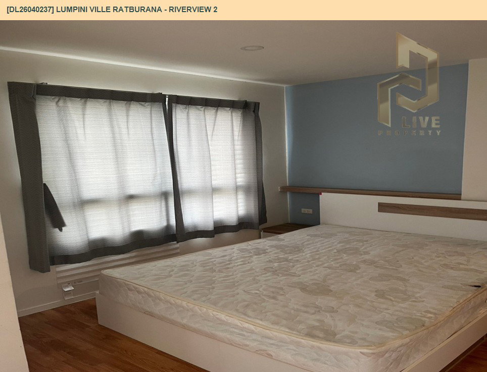 รูป DL26040237 ให้เช่าคอนโด ลุมพินี วิลล์ ราษฎร์บูรณะ - ริเวอร์วิว 2 (Lumpini Ville Ratburana - Riverview 2) ใกล้ BTS วงเวียนใหญ่ พร้อมเข้าอยู่ โทรด่วน 0656259498 LineID @257sxzzu - รูปที่ 6/6