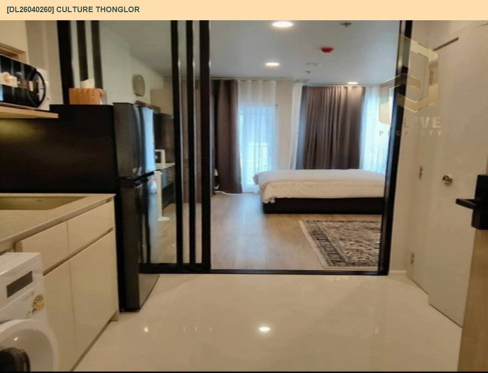 รูป DL26040260 ให้เช่าคอนโด คัลเจอร์ ทองหล่อ (Culture Thonglor) ใกล้ - พร้อมเข้าอยู่ โทรด่วน 0656259498 LineID @257sxzzu - รูปที่ 2/6