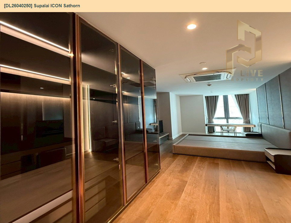รูป DL26040250 ให้เช่าคอนโด ศุภาลัย ไอคอน สาทร (Supalai ICON Sathorn) ใกล้ MRT สีลม พร้อมเข้าอยู่ โทรด่วน 0656259498 LineID @257sxzzu - รูปที่ 9/10