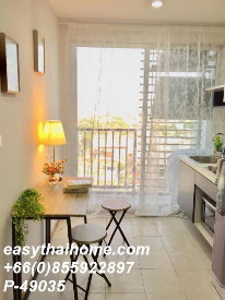 รูป P-49035 วิวสวนสวย 1 ห้องนอน The Base 77 ใกล้ Habito Mall เพียง 14,000 บาท! Line Id: @easythaihome | 085-592-2897 - รูปที่ 7/7