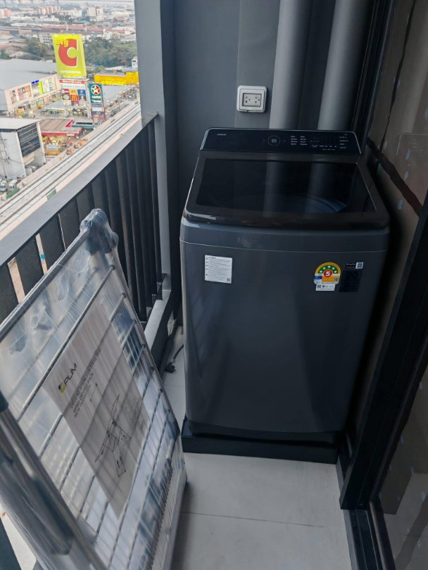 รูป code : H129 ว่างแล้ว!! คอนโดให้เช่า ซิม คอนโด พระราม 3 - สุขสวัสดิ์ ชั้น 16 วิวแม่น้ำเจ้าพระยา-สะพานภูมิพล ห้องใหม่ไม่เคยอยู่ - รูปที่ 8/10