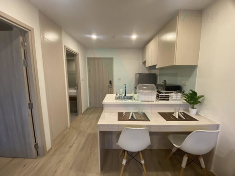 🎊 ให้เช่าคอนโด เซอริโอ้ สุขุมวิท 50 อาคาร 1 ชั้น 4 1 ห้องนอน ขนาด 32 ตรม ใกล้ เทสโก้ โลตัส อ่อนนุช