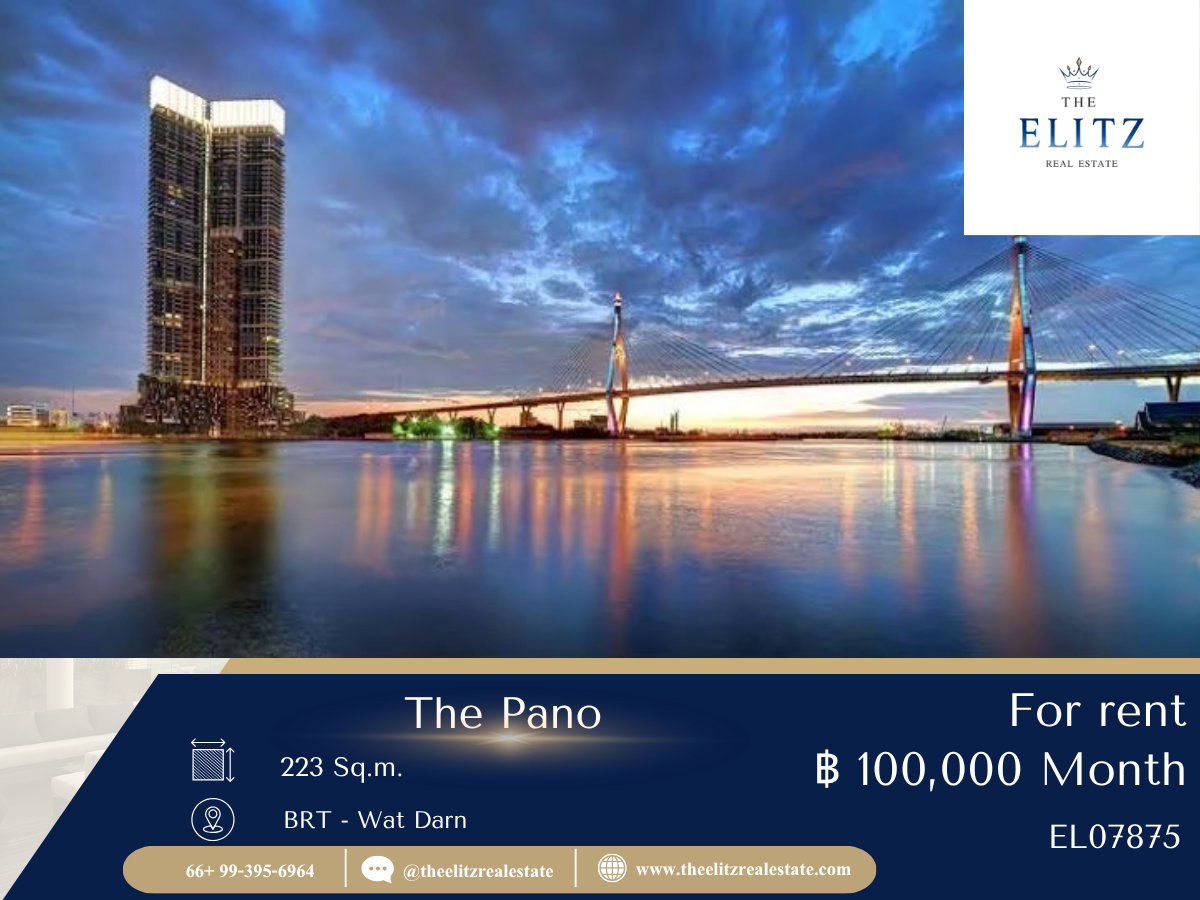 รูป ✨ วิวสะพานภูมิพลที่สวยที่สุดในกรุงเทพฯ The Pano พระราม 3 ห้องมุมกระจกบานใหญ่ Full Height รับวิวหลักล้านได้ทุกวัน 💕 - รูปที่ 1/12