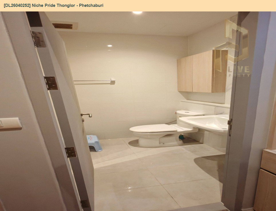 รูป DL26040252 ให้เช่าคอนโด นิช ไพรด์ ทองหล่อ - เพชรบุรี (Niche Pride Thonglor - Phetchaburi) ใกล้ MRT เพชรบุรี พร้อมเข้าอยู่ โทรด่วน 0656259498 LineID @257sxzzu - รูปที่ 10/12