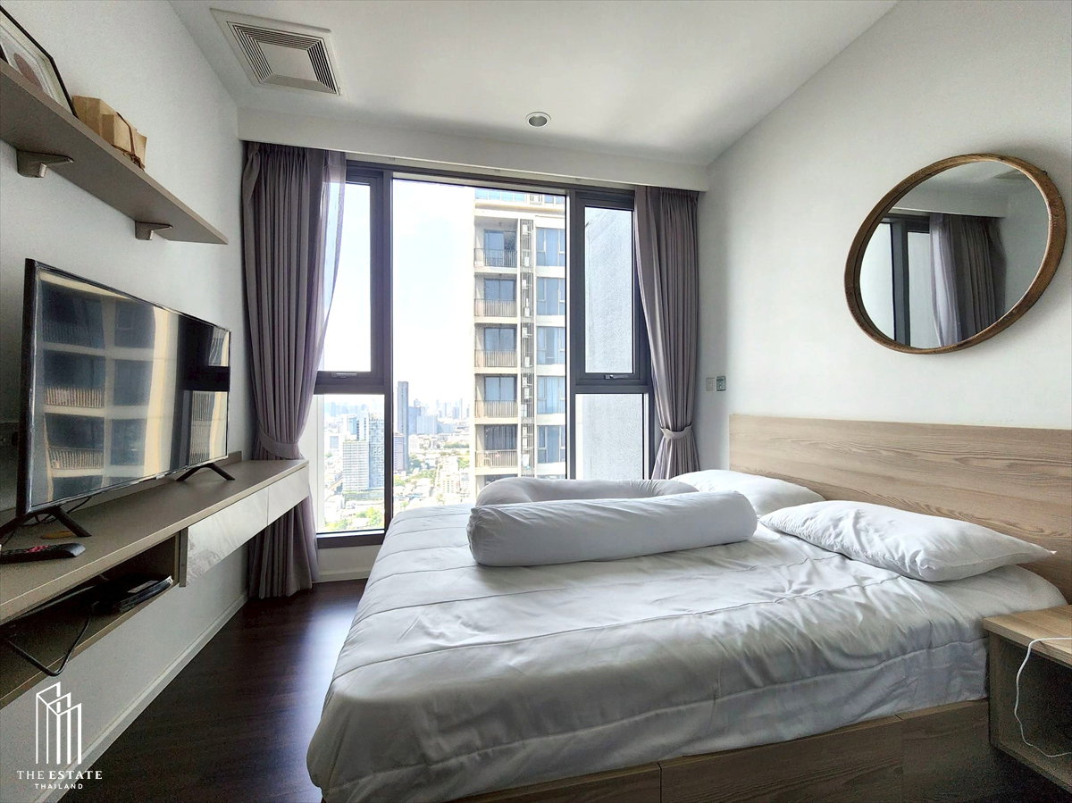 รูป For rent Whizdom Inspire Sukhumvit ห้องชั้นสูง ได้วิวเมืองกรุงเทพฯแบบเต็มตา และวิวโค้งแม่น้ำเจ้าพระยา @34,000 Baht - รูปที่ 3/15