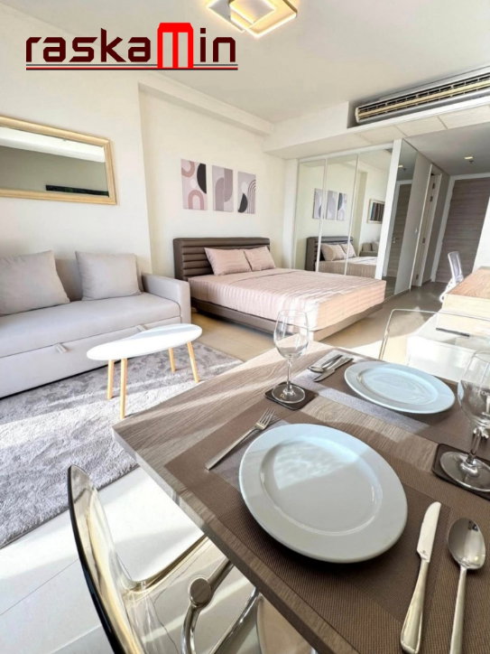 รูป KT0350📲LineID @556ryccg🏖️STUDIO 38ตรม ตึก A ชั้นกลาง พร้อมเฟอร์นิเจอร์🌊วิวทะเล🏄♂️Zire Wongamat ซายร์ วงศ์อมาตย์ พัทยา - รูปที่ 6/11