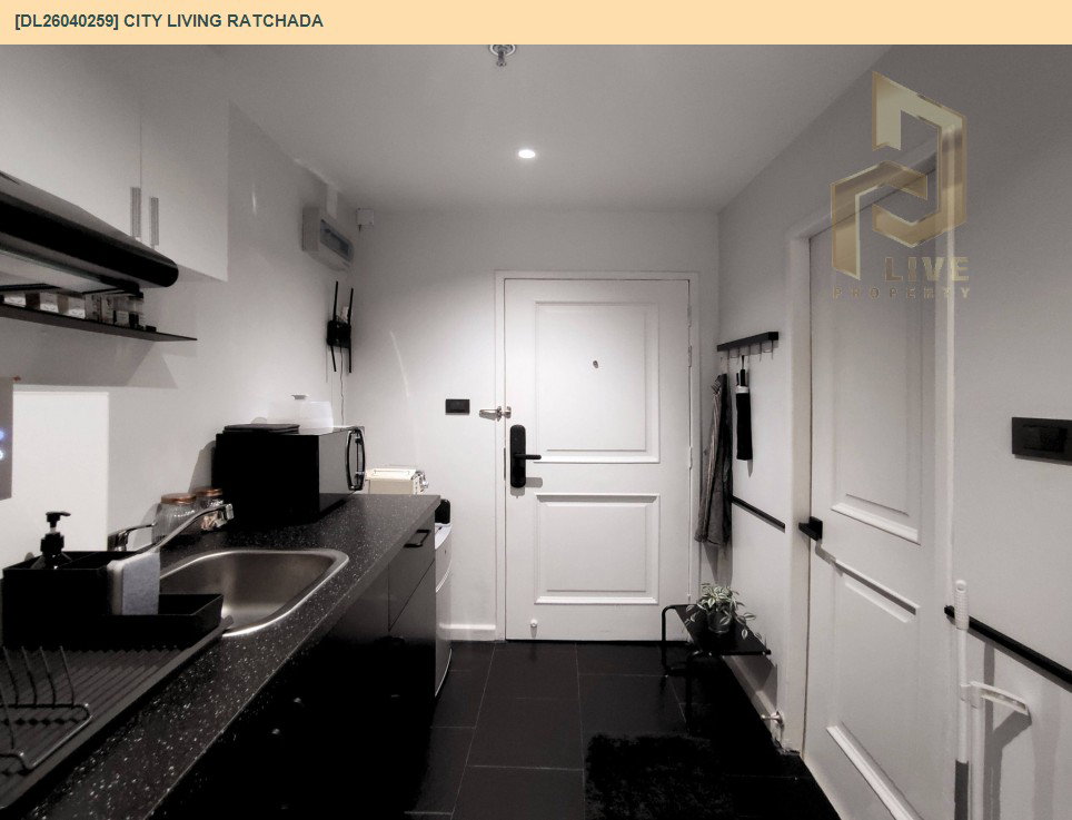 รูป DL26040259 ให้เช่าคอนโด ซิตี้ ลีฟวิ่ง รัชดา (City Living Ratchada) ใกล้ MRT ห้วยขวาง พร้อมเข้าอยู่ โทรด่วน 0614453194 LineID @162cjixi - รูปที่ 2/6