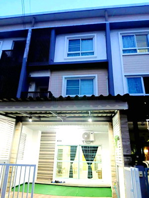 Townhouses for rent Bangkok : 📌 For Rent 3-story Townhouse THE RICH BIZ HOME SUKHUMVIT 105 4 bedroom 3 bathroom