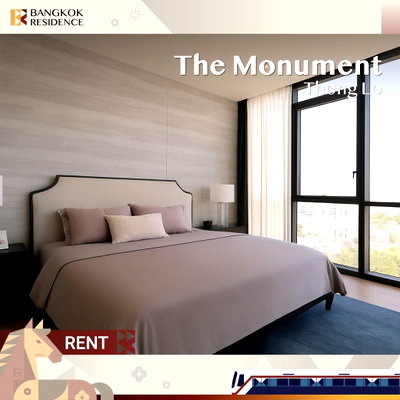 คอนโดให้เช่า :  The Monument Thong Lo💎125K 2BR 125 sqm ⭐ Stunning Room, Fully Furnished 