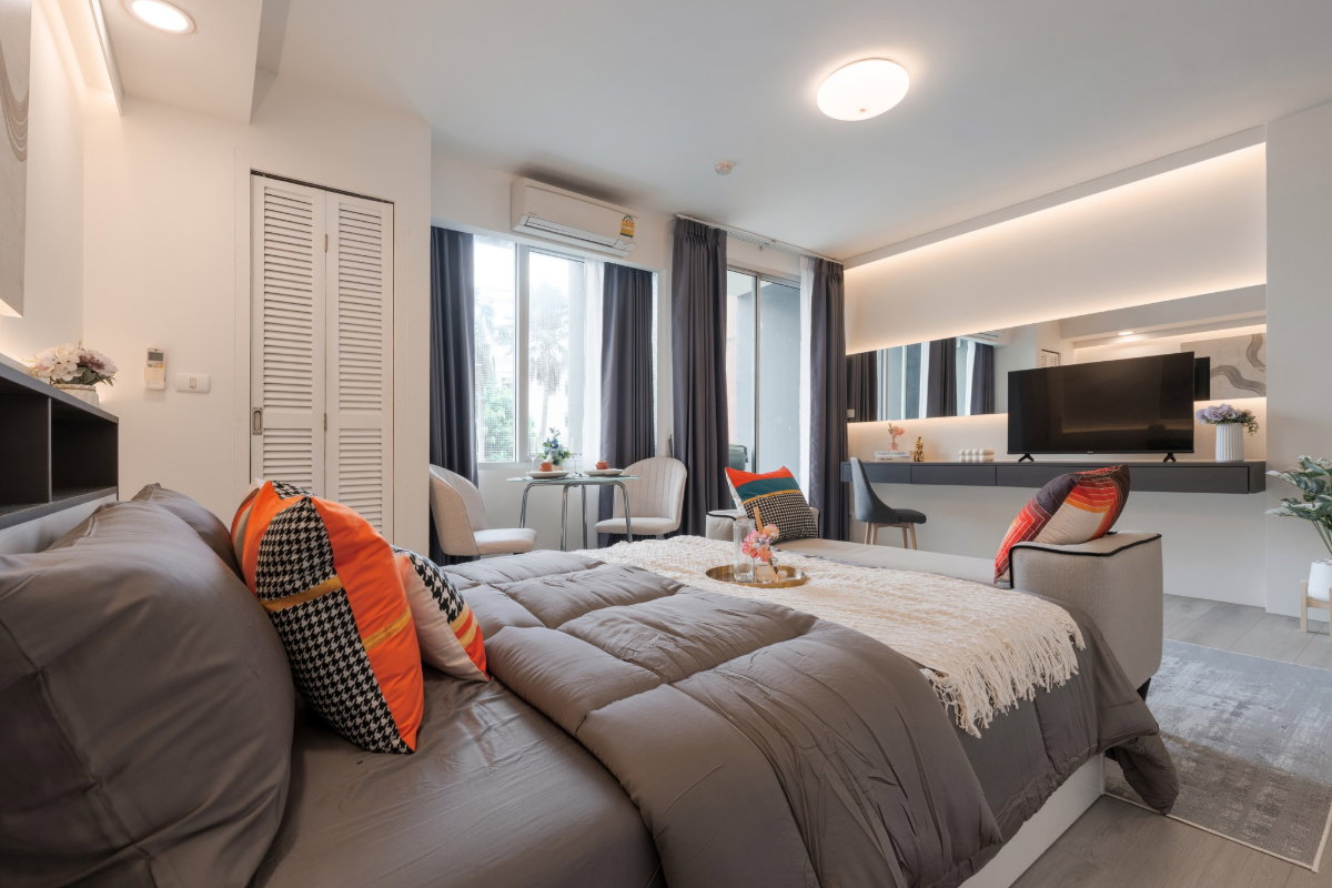 รูป R131 🔥💥 หลุดจอง! Veranda Residence 2.09 ลบ ใกล้ Airport Link เดินได้จริง - รูปที่ 4/12