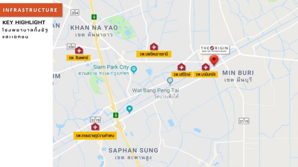 รูป ให้เช่าคอนโดติดรถไฟฟ้า 𝗧𝗛𝗘 𝗢𝗥𝗜𝗚𝗜𝗡 𝗥𝗔𝗠 𝟮𝟬𝟵 𝗜𝗡𝗧𝗘𝗥𝗖𝗛𝗔𝗡𝗚𝗘 2 สาย, 23 ตรม. ห้องใหม่แกะกล่อง ไม่เคยปล่อยเช่า - รูปที่ 31/33