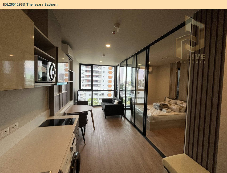รูป DL26040265 ให้เช่าคอนโด ดิ อิสสระ สาทร (The Issara Sathorn) ใกล้ BTS ช่องนนทรี พร้อมเข้าอยู่ โทรด่วน 0656133286 LineID @534wlwof - รูปที่ 6/9