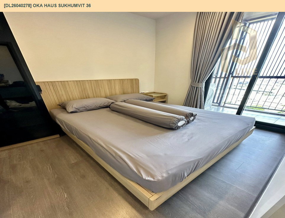 รูป DL26040278 ให้เช่าคอนโด โอกะ เฮาส์ สุขุมวิท 36 (OKA HAUS Sukhumvit 36) ใกล้ BTS ทองหล่อ พร้อมเข้าอยู่ โทรด่วน 0800343450 LineID @655ebbvc - รูปที่ 3/11