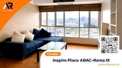 Condos for rent Ramkhamhaeng 24 : 🔥 Urgent Rental 🔥 Inspire Place ABAC-Rama IX | Move-in Ready Unit at an Attractive Price | Close to ABAC Rama IX with Easy Access