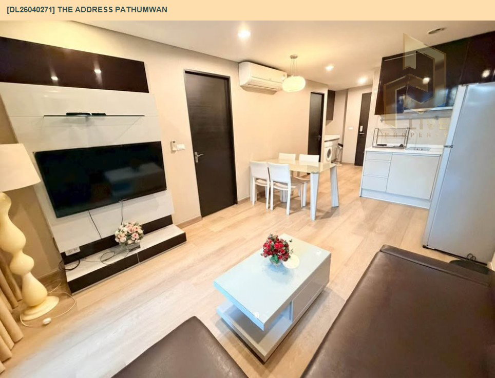 รูป DL26040271 ให้เช่าคอนโด ดิ แอดเดรส ปทุมวัน (The Address Pathumwan) ใกล้ BTS พญาไท พร้อมเข้าอยู่ โทรด่วน 0653619502 LineID @897iyzll - รูปที่ 5/15