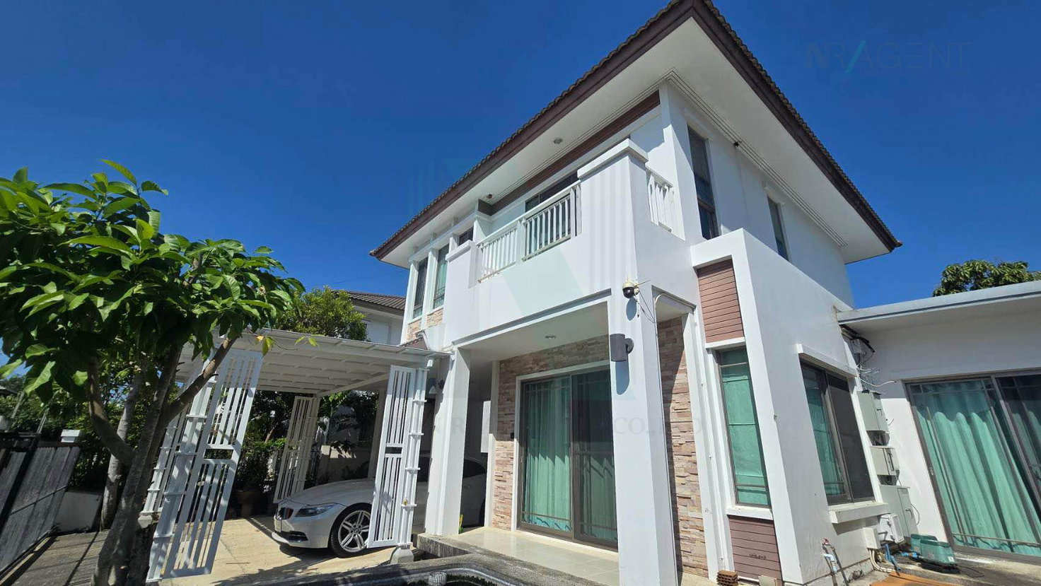 รูป 📌 ขายบ้านเดี่ยว โครงการ มัณฑนา เลค วัชรพล 2 ชั้น 3 ห้องนอน 3 ห้องน้ำ - รูปที่ 2/8