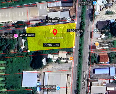 เช่าที่ดิน ถนนหทัยราษฎร์ : 🔥ให้เช่า ระยะสั้น-ยาว🔥ที่ดินเปล่า 2ไร่ ติดถ.หทัยราษฎร์ ทำเลดี เยื้องโรงเรียนโชคชัยหทัยราษฎร์