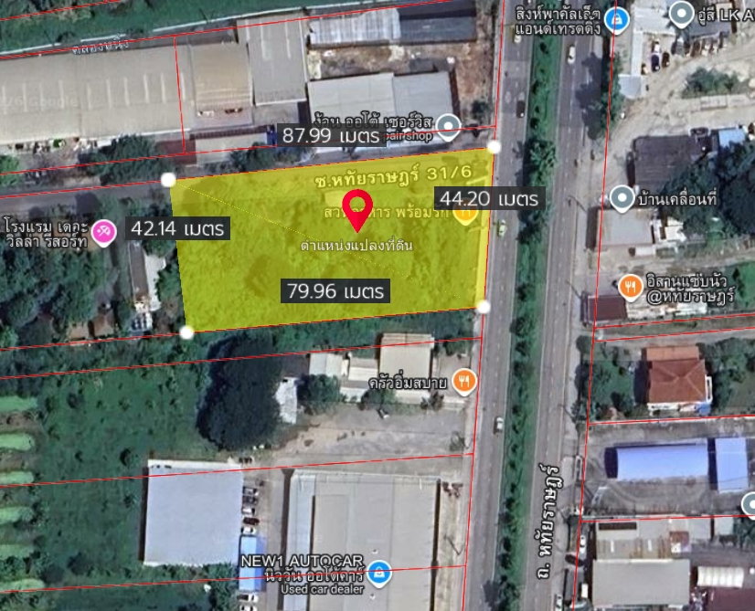 รูป 🔥ให้เช่า ระยะสั้น-ยาว🔥ที่ดินเปล่า 2ไร่ ติดถ.หทัยราษฎร์ ทำเลดี เยื้องโรงเรียนโชคชัยหทัยราษฎร์ - รูปที่ 1/11