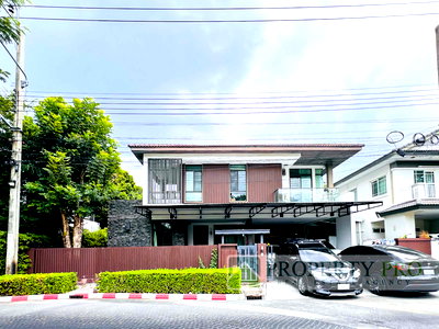 Houses for sale Boromarajonani College Of Nursing Noppharat Wachi : Detached house for Sale Manthana Ramintra Wongwean, 4 beds 3 baths 71 Sqw 241 Sqm Near Khu Bon Panya Indra Kanchanaphisek Fashion Island : SL26S-006